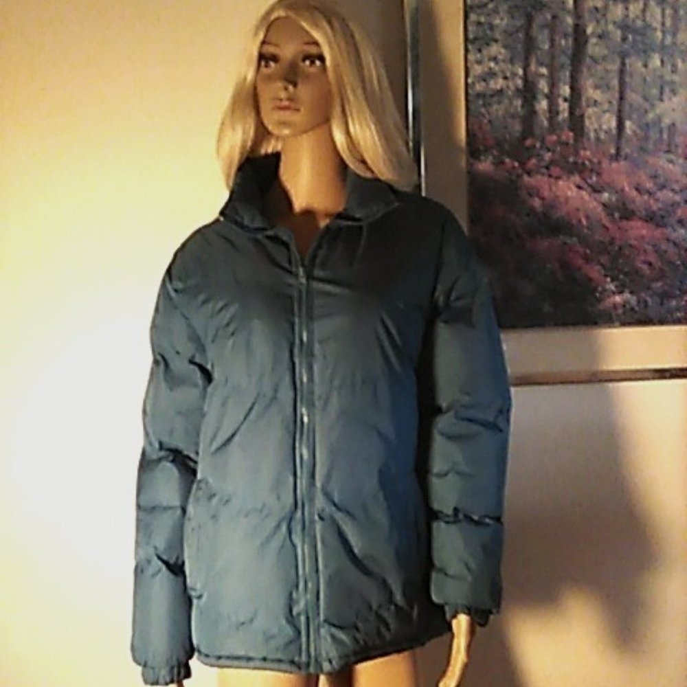 Franklin Allen Puffer Jacket Large Pretty Spruce Green
